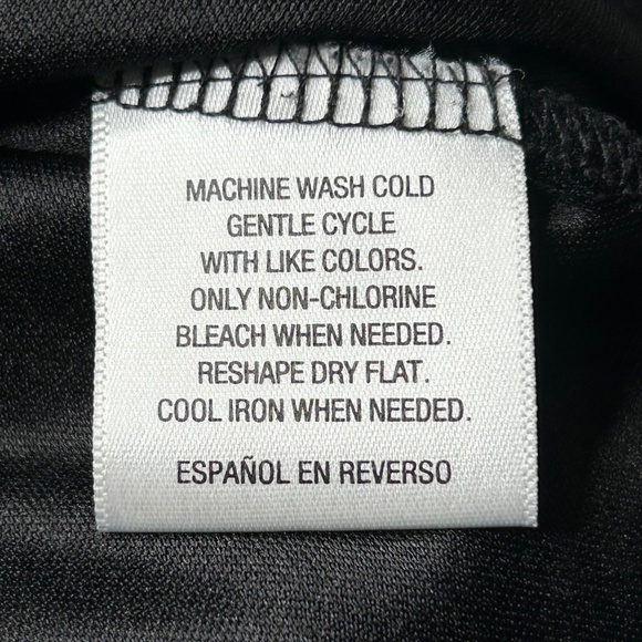 Style & Co. Vintage Y2K Black Lace Sheer Dress Floral Black Medium Midi - Picture 9 of 16